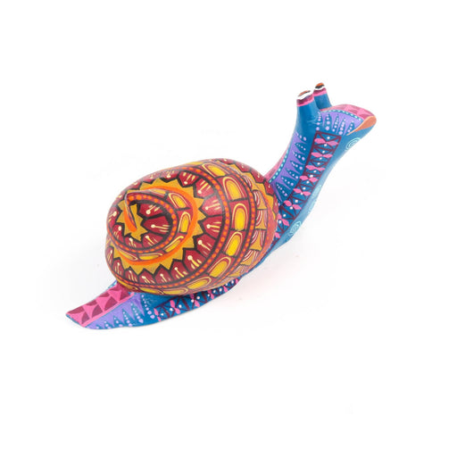 Zapotec Snail - Oaxacan Alebrije Wood Carving - CEMCUI