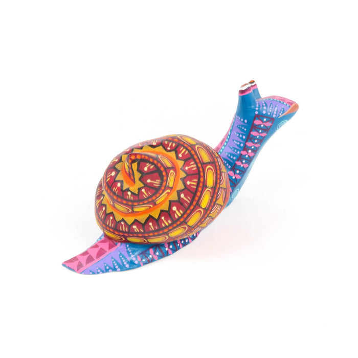 Zapotec Snail - Oaxacan Alebrije Wood Carving - CEMCUI