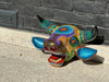 Artisanal Wooden Bull "Toro" Alebrije Margarito Melchor’s Artisanal Wooden Bull - Unique Piece - Handcrafted and Vibrantly Handpainted, Unique Mexican Folk Art - CEMCUI