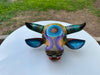 Artisanal Wooden Bull "Toro" Alebrije Margarito Melchor’s Artisanal Wooden Bull - Unique Piece - Handcrafted and Vibrantly Handpainted, Unique Mexican Folk Art - CEMCUI