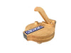 Craft by Order - Fresno Wood Tortilla Press with Talavera Detailing - 10 inches (Prensa para Tortillas) - CEMCUI