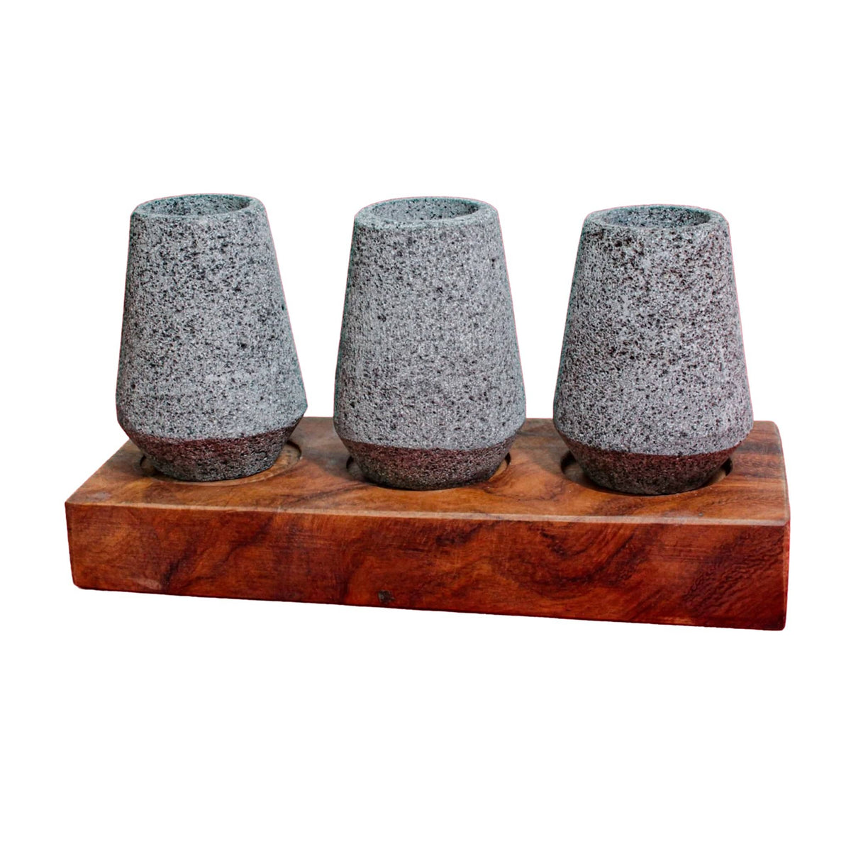 Tequila Shot Glasses Hand Carved out of Marble with Wooden Base - Made –  The Curated Pantry
